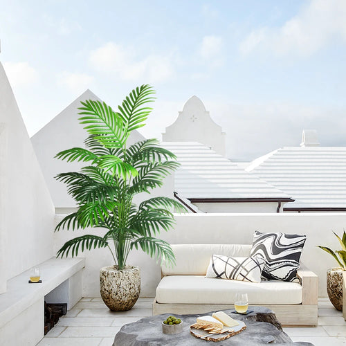 palmier tropical artificiel pour décoration intérieure et extérieure - vue 2 sur 7