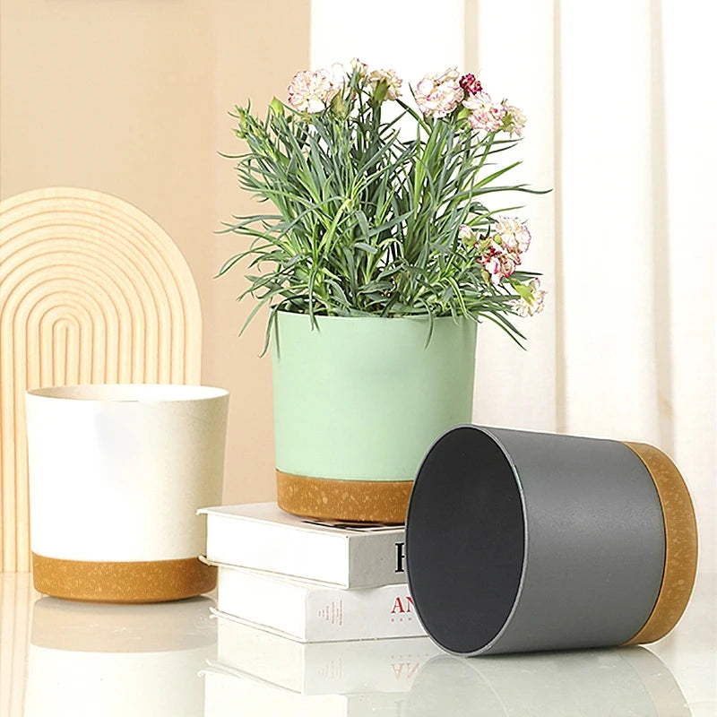 pots de fleurs automatiques avec soucoupe pour jardin et plantes - vue 1 sur 15