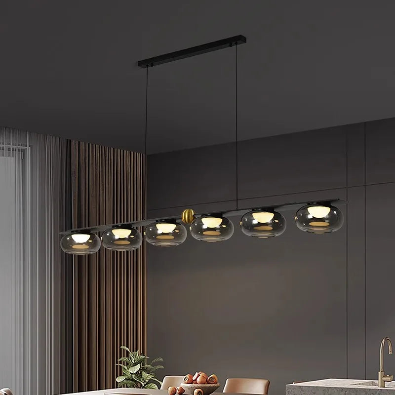 lustre nordique suspension éclairage intérieur pour salon - vue 3 sur 8