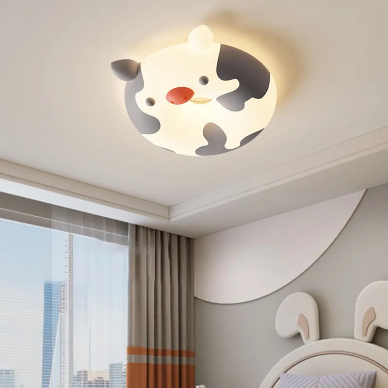 plafonnier led chat mignon pour chambre d'enfant prince et princesse - vue 3 sur 13
