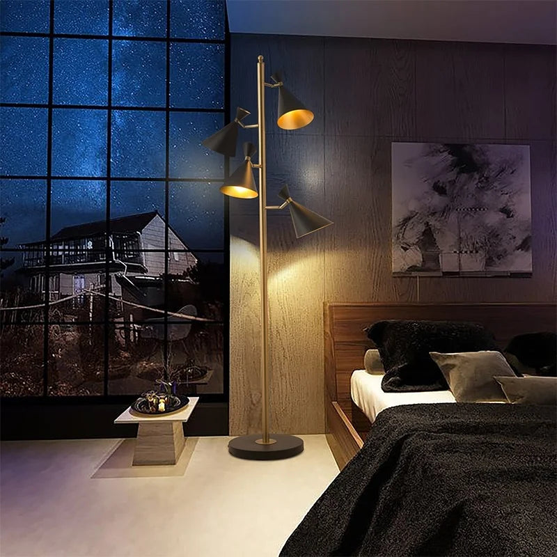 lampadaire postmodern minimaliste en fer pour coin vestiaire - vue 3 sur 8