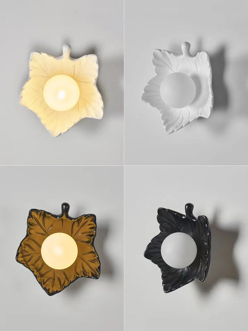 applique murale en résine design nordique moderne  lumière décorative - vue 8 sur 8