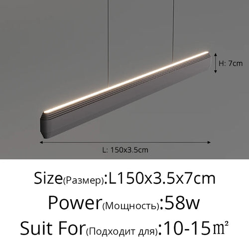 lustre suspendu au design moderne et luxueux - vue 14 sur 14
