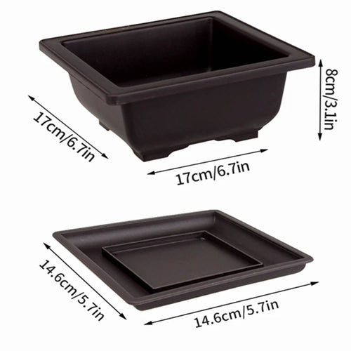 pots de fleurs rectangulaires imitation argile pour jardin extérieur - vue 20 sur 30