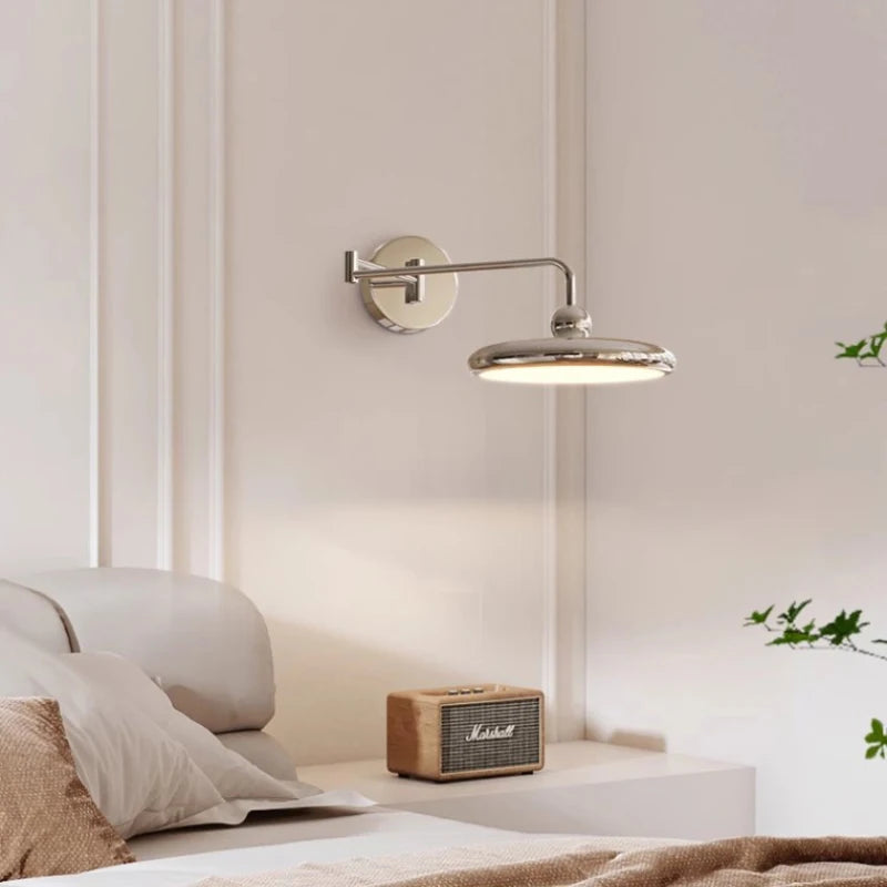 applique murale pliable nordique à led rétractable moderne - vue 4 sur 9