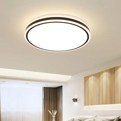 encastré led ambiance moderne ronde nordique lampes - vue 2 sur 10