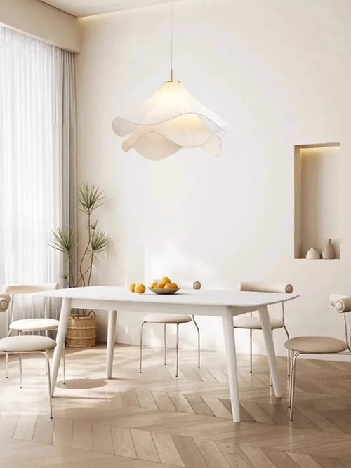 lustre led créatif européen en forme de lotus décoration moderne - vue 3 sur 5