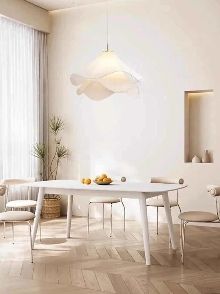 lustre led créatif européen en forme de lotus décoration moderne - vue 3 sur 5