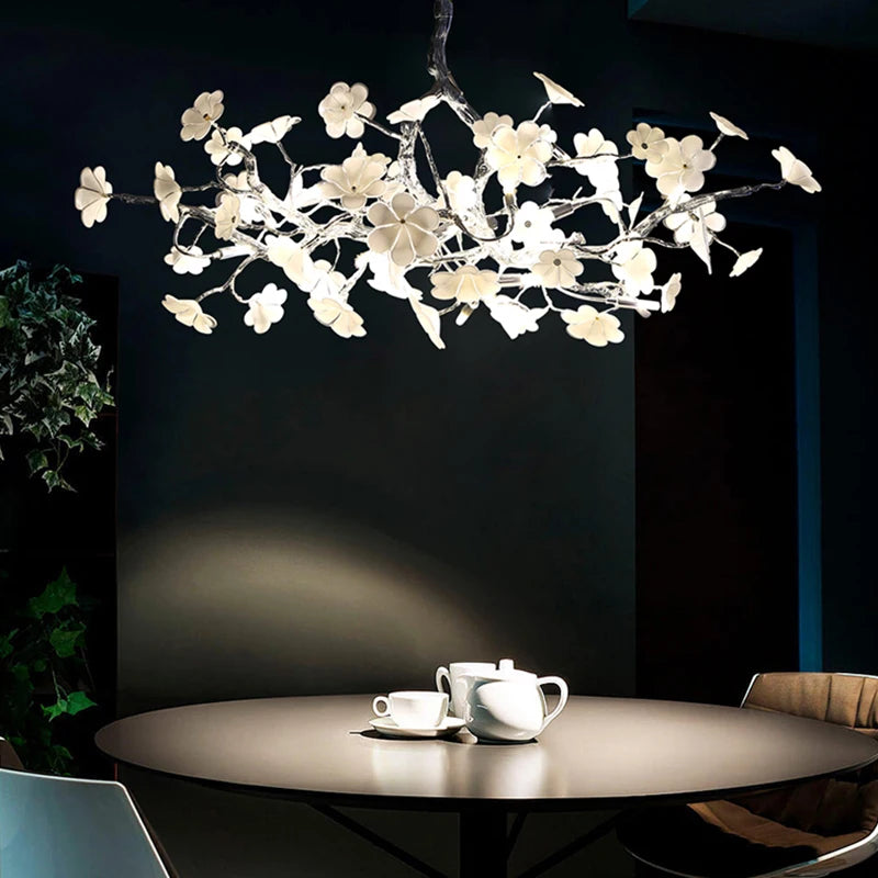 lustre moderne en anneau éclairage de luxe décoration suspendue