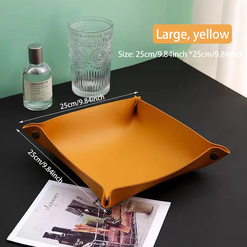 boîte de rangement en cuir pour clés et cosmétiques - vue 12 sur 17