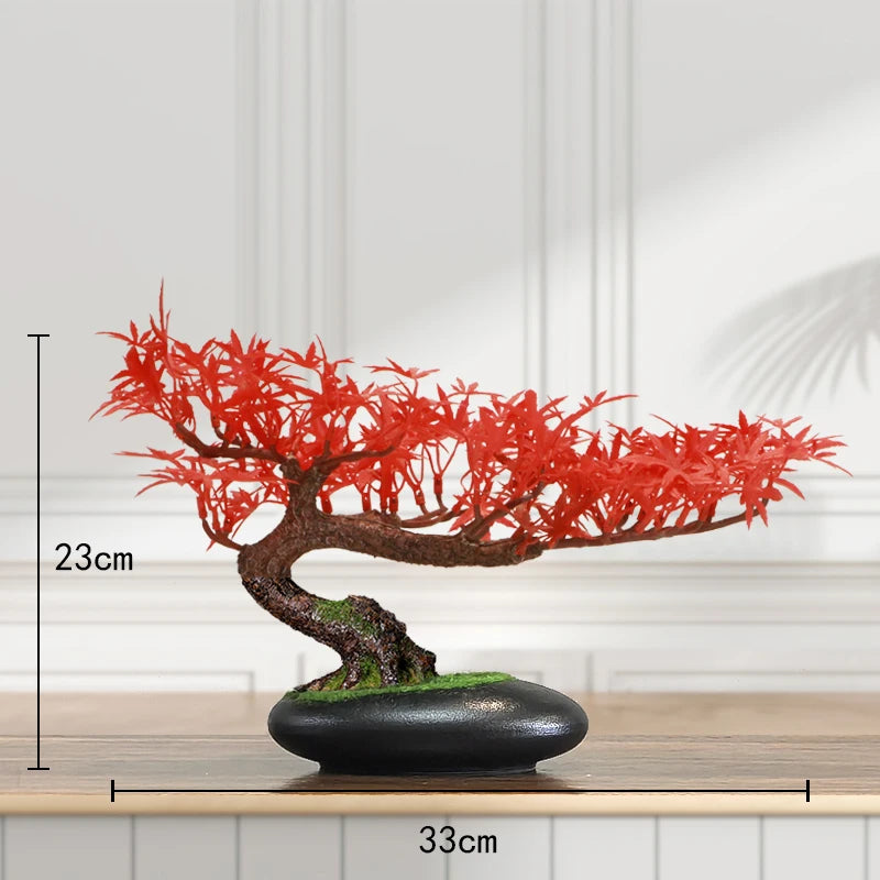 décoration intérieure faux arbre bonsaï style chinois pour un paysage apaisant - vue 17 sur 33