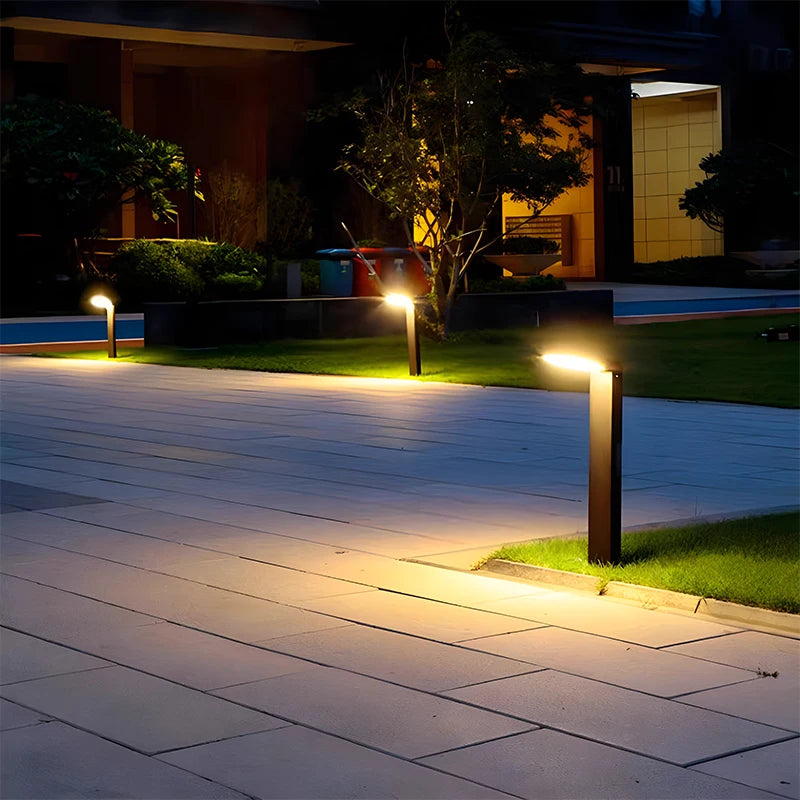 lampe extérieure à led étanche pour jardin et allée - vue 1 sur 6