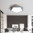 plafonniers led géométriques simples et modernes pour éclairage