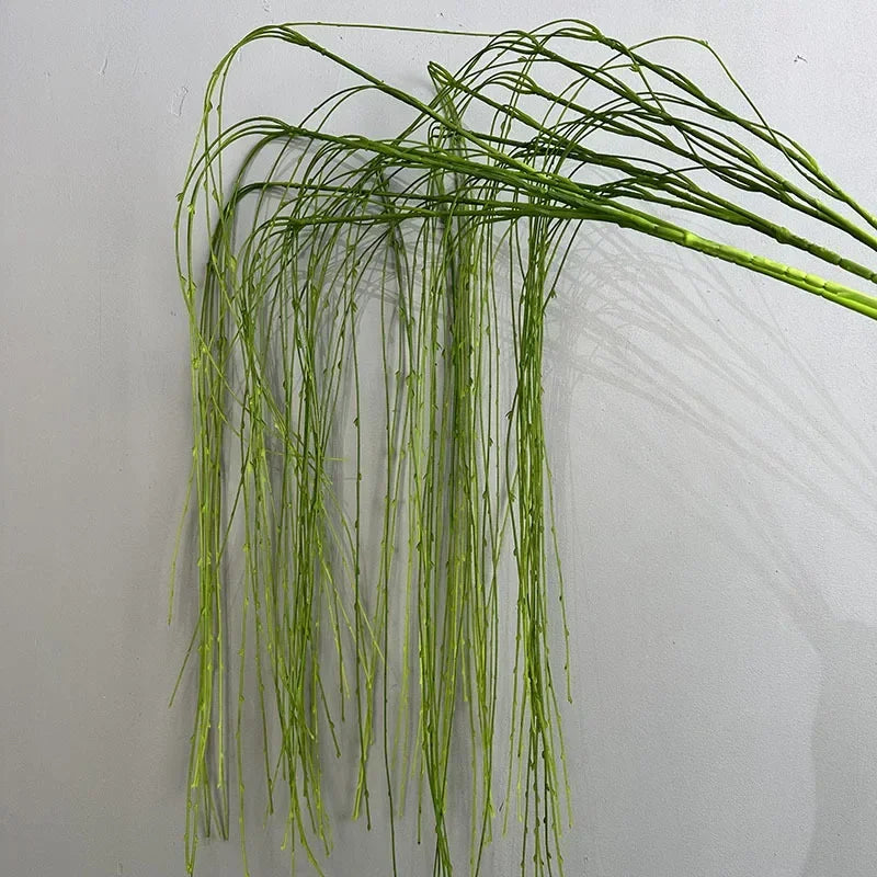 plantes artificielles saule pleureur en plastique pour décoration intérieure - vue 5 sur 7