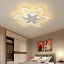 plafonnier led art déco fleuri pour bureau et étude