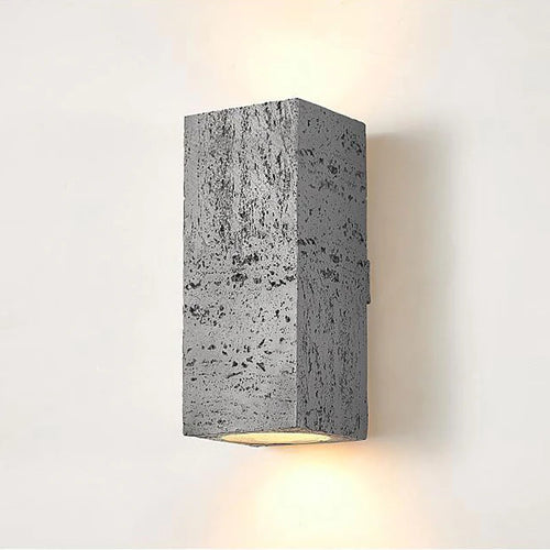 applique murale nordique led wabi-sabi en ciment rétro - vue 11 sur 16