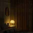 Rideau floral style retro chic pour salon chambre