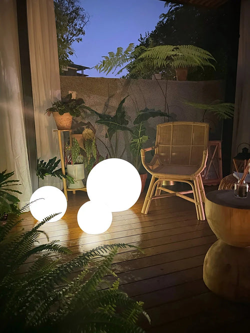 lampe de pelouse sphérique design nordique simple pour décoration intérieure - vue 4 sur 15