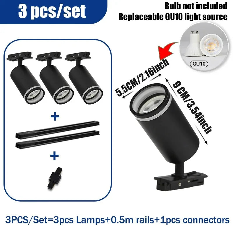spot led décoratif pour rail de magasin intérieur - vue 16 sur 19