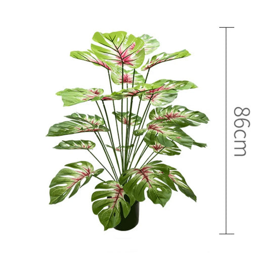 plante artificielle feuilles de tortue pour décoration intérieure - vue 26 sur 25