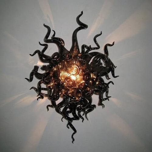 Applique murale LED modernes lampe noire décoration murale applique hôtel maison luminaires 32 pouces - vue 2 sur 3