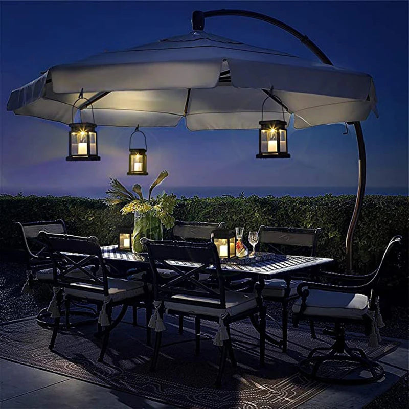 lampes solaires rétro pour jardin et cour décorative - vue 6 sur 6