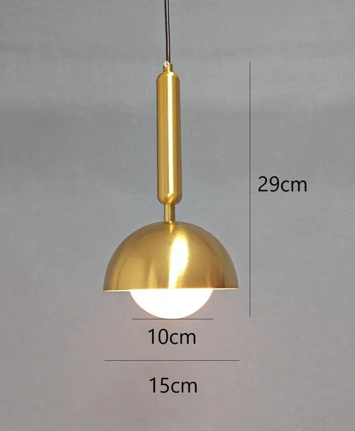 suspension en fer d'art moderne avec éclairage led