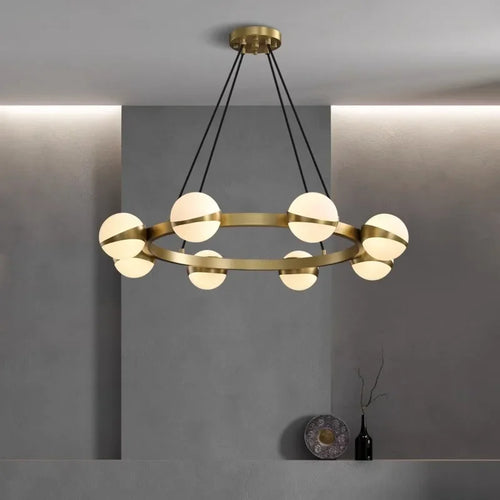 boule de verre moderne avec lumière led pour décoration intérieure - vue 3 sur 9