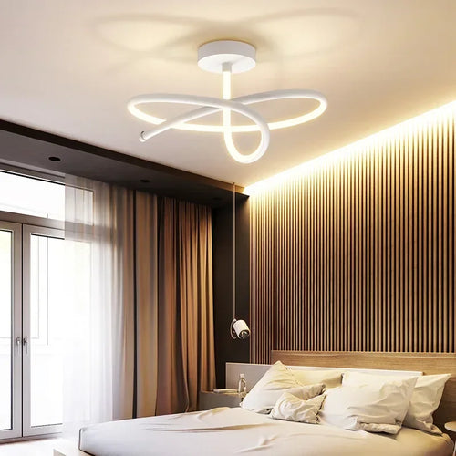 lustre moderne à leds pour décoration intérieure de luxe - vue 2 sur 12