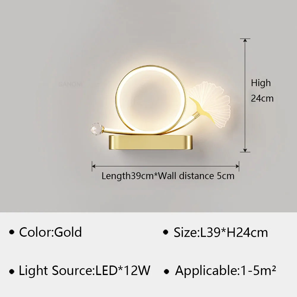 applique murale led moderne pour décoration intérieure élégante - vue 10 sur 21