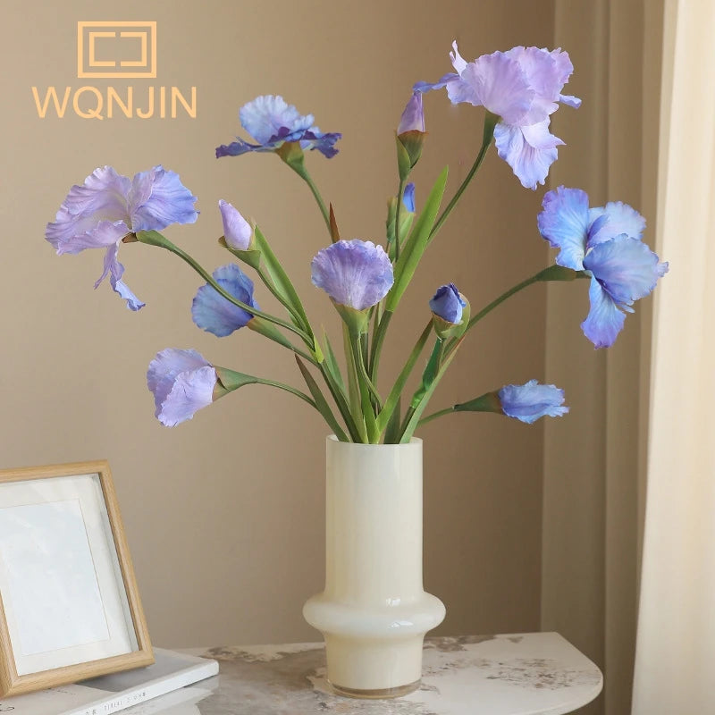 branche de fleur d'iris artificielle pour décoration de mariage et fêtes - vue 1 sur 9