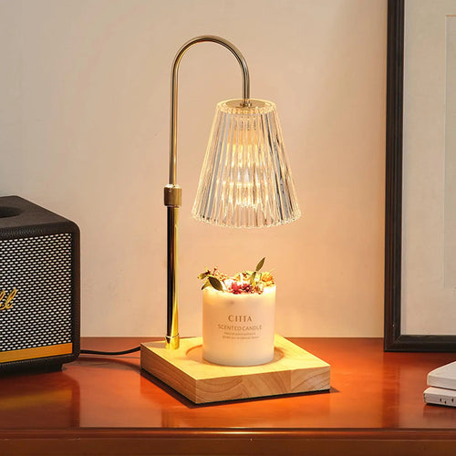 Lampe bureau chauffe-bougie minuterie intensité variable
