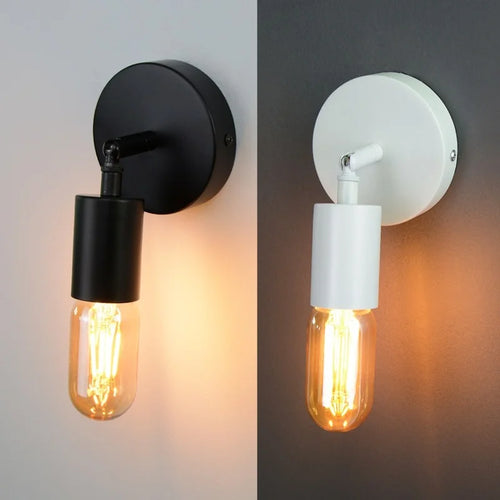 applique murale industrielle rétro multi-têtes minimaliste led - vue 2 sur 12
