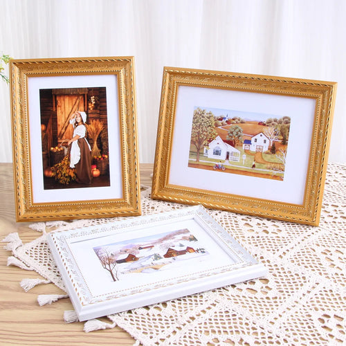 cadre photo doré baroque décoration murale élégante et chic - vue 4 sur 6
