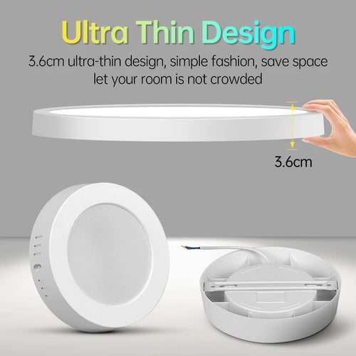plafonnier à panneau led ultra fin pour intérieur - vue 3 sur 12