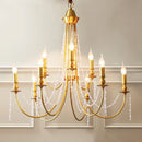 lustre en laiton moderne pour éclairage intérieur élégant