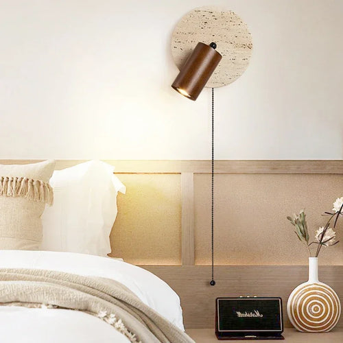 applique murale led design moderne en marbre pour décoration intérieure - vue 4 sur 7