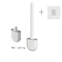 brosse de toilette suspendue en silicone avec support séchage rapide