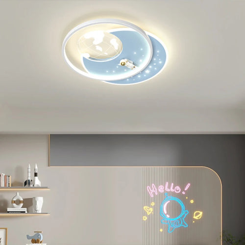 plafonnier moderne créatif pour chambre d'enfant en led - vue 5 sur 18