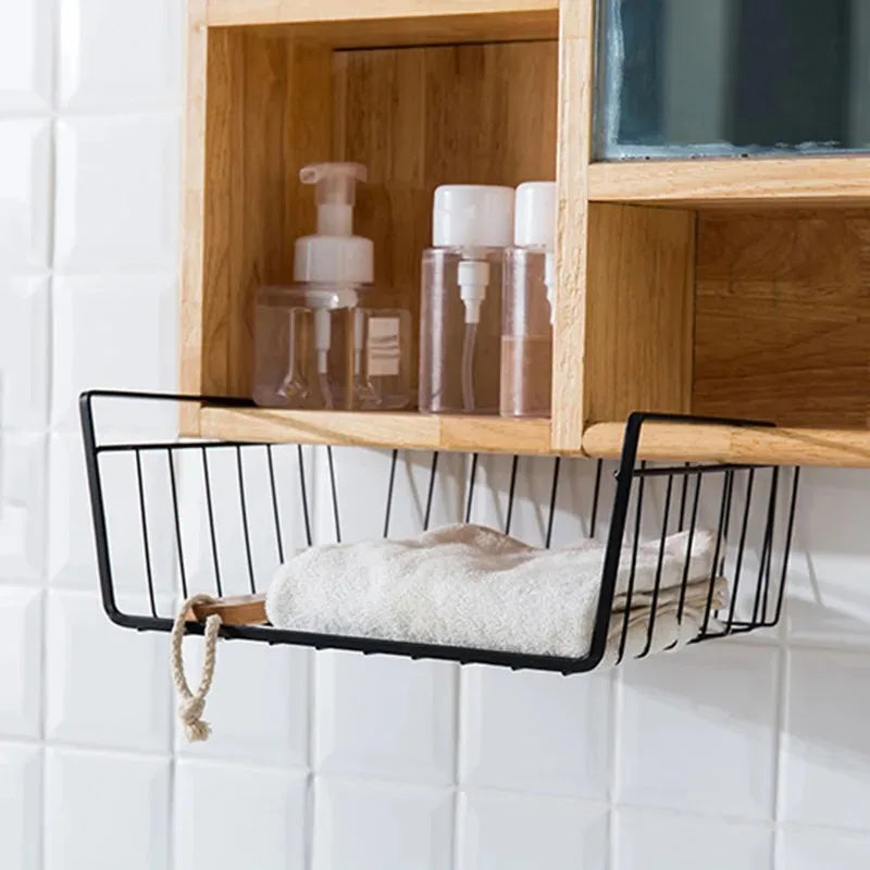 panier suspendu polyvalent pour rangement et organisation - vue 4 sur 18