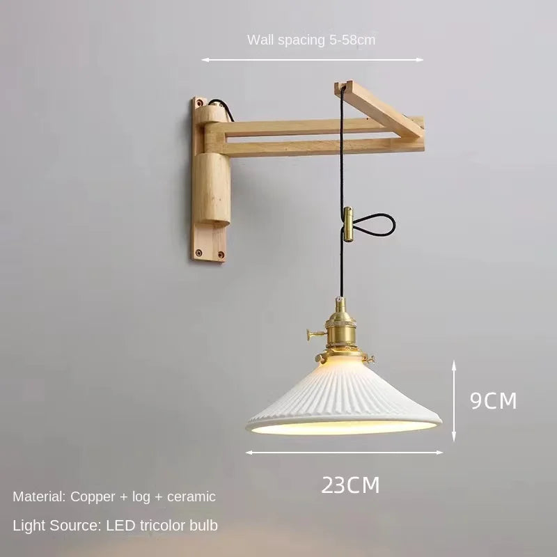 applique murale extensible en cuivre design élégant pour divers espaces - vue 15 sur 23