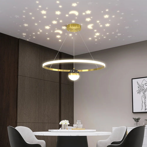 lustre moderne à led en silice pour restaurant et bureau - vue 6 sur 14