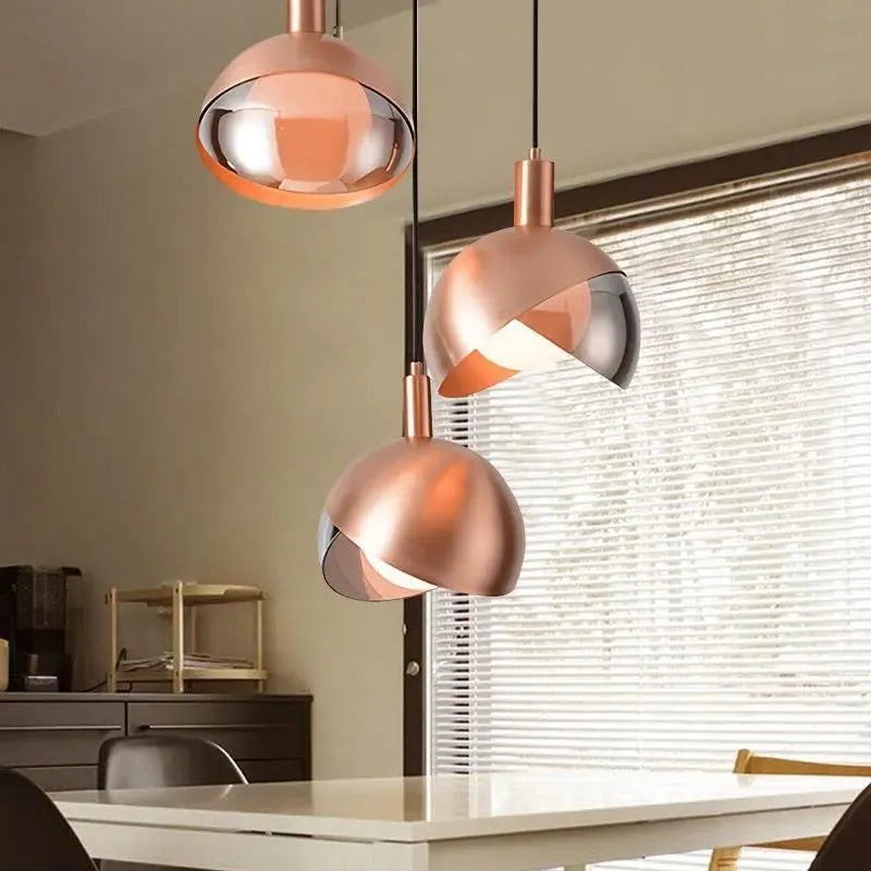 Suspension en verre LED nordique - vue 5 sur 14