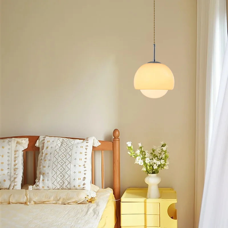 lampe suspendue nordique en verre pour intérieur décoratif - vue 3 sur 8