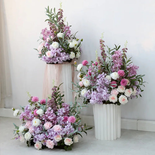 boules de fleurs artificielles en soie pour décoration de mariage et photo - vue 2 sur 22
