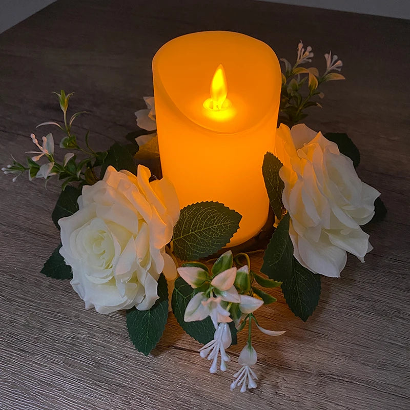 bougie à led décorative pour mariage et anniversaire - vue 4 sur 17