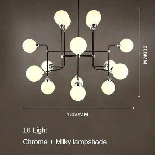 lustre artistique en verre pour décoration intérieure moderne - vue 17 sur 24
