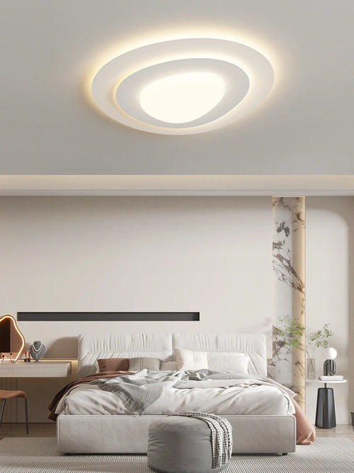 lustre qiyimei en forme de triangle luminaires éclairage intérieur - vue 6 sur 12