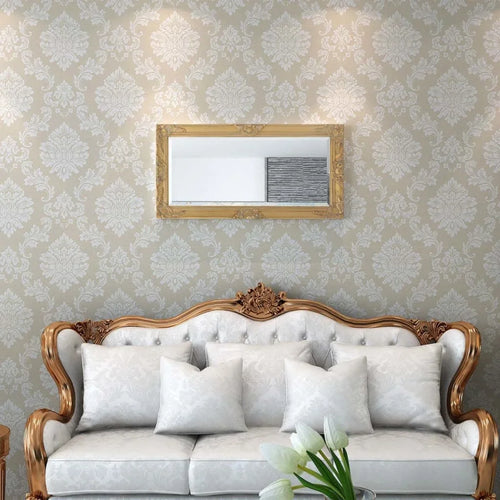miroir mural baroque doré pour décoration intérieure élégante - vue 2 sur 7