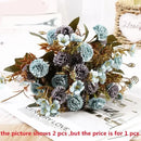 bouquet de lilas artificiels en soie pour décoration florale